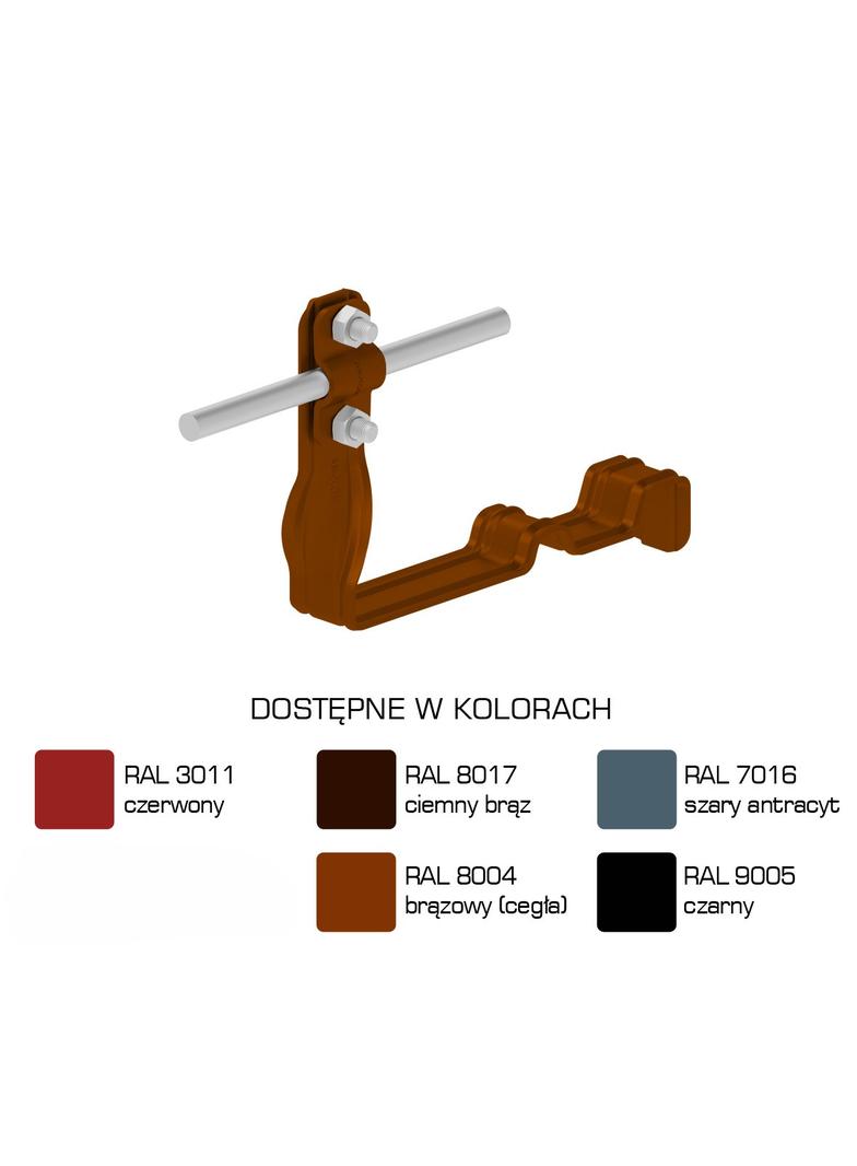 AN-27G/LA/-N Uchwyt dach.prof.skr.Z-śr. WZÓR 3 H=10cm /LA/