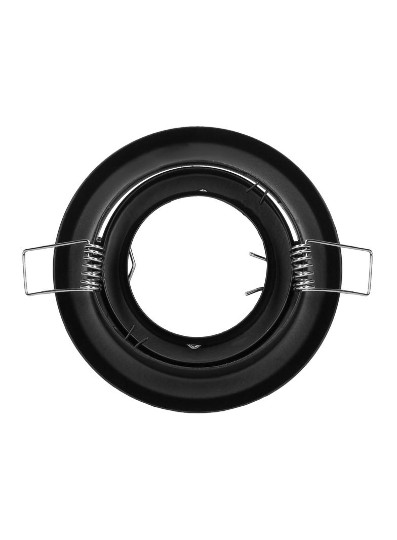 SUTRI RM ramka dekoracyjna oprawy punktowej MR16/GU10 max 50W okrągła regulowana czarna AD-OD-6176/B