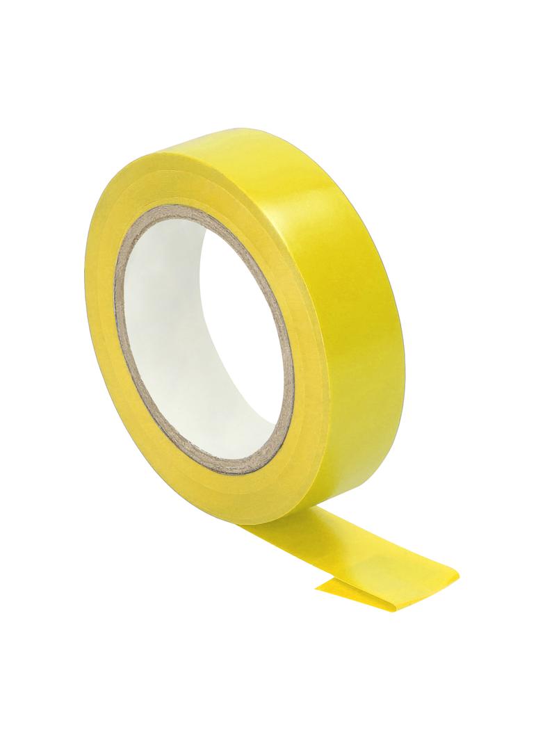 Zestaw 10 taśm izolacyjnych 15mm, żółta, uniepalniona, grubość 0,13mm, długość 10m