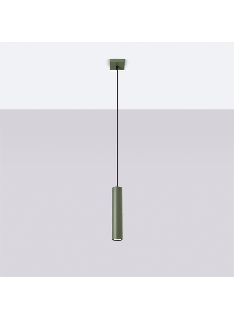 Sollux Lampa wisząca LAGOS 1 zielona oliwka SL.1484