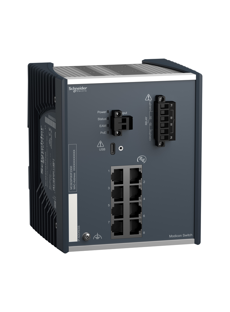 Modicon PoE Switch Zarządzalny 8TX