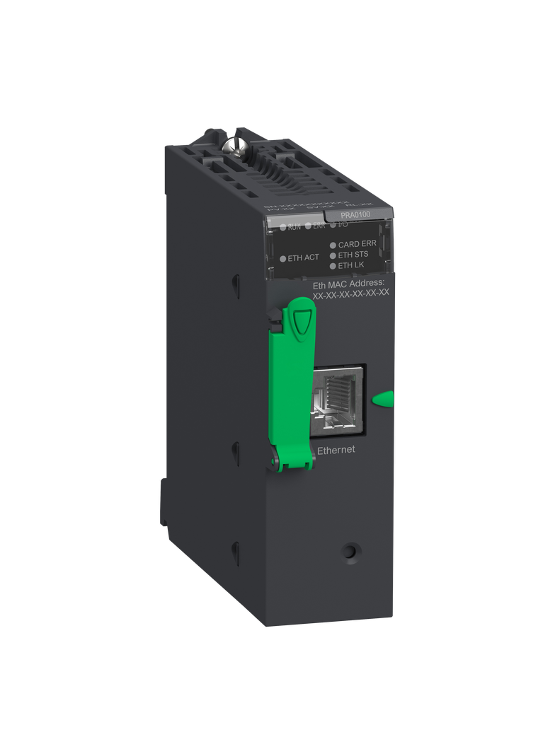 Modicon X80, moduł zdalnego adaptera wejść/wyjść, Ethernet, Modbus TCP DIO drop