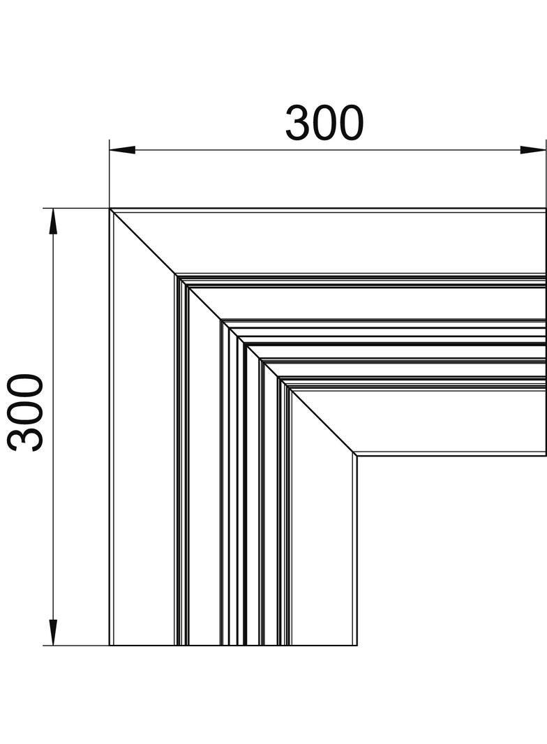 GA-SF70170EL, Naroże płaskie