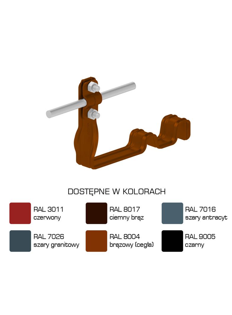 AN-28M/LA/-N Uchwyt dach.prof.skr.Z-śr. WZÓR 15 H=10cm /LA/