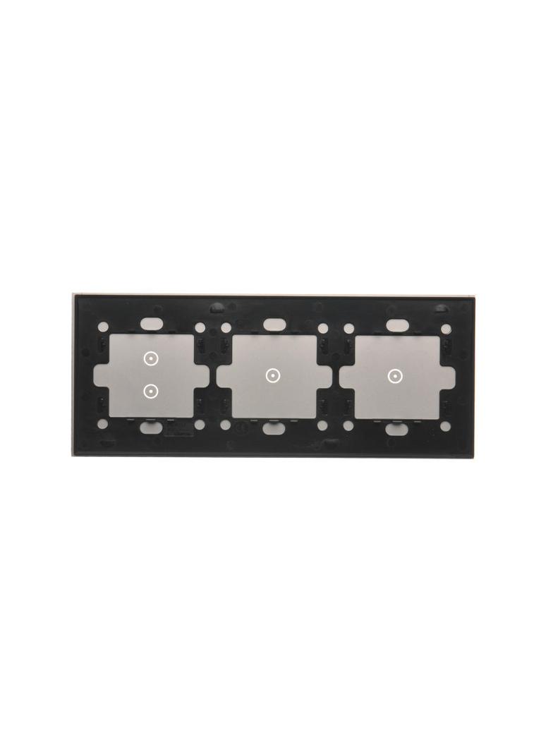 Simon 54 Touch Panel dotykowy S54 Touch 3 moduły 1 pole dotykowe + 1 pole dotykowe + 2 pola dotykowe pionowe srebrna mgła DSTR3113/71 KONTAKT
