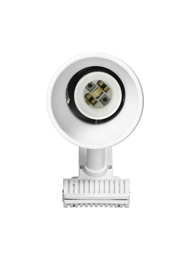 Dalla lampa biurkowa z klipsem 40W E27 stal + tworzywo biała DL-10/W ORNO