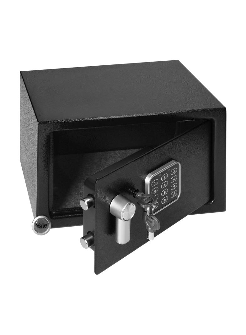 Sejf domowy hotelowy firmowy zamek szyfrator na kod czarny YALE