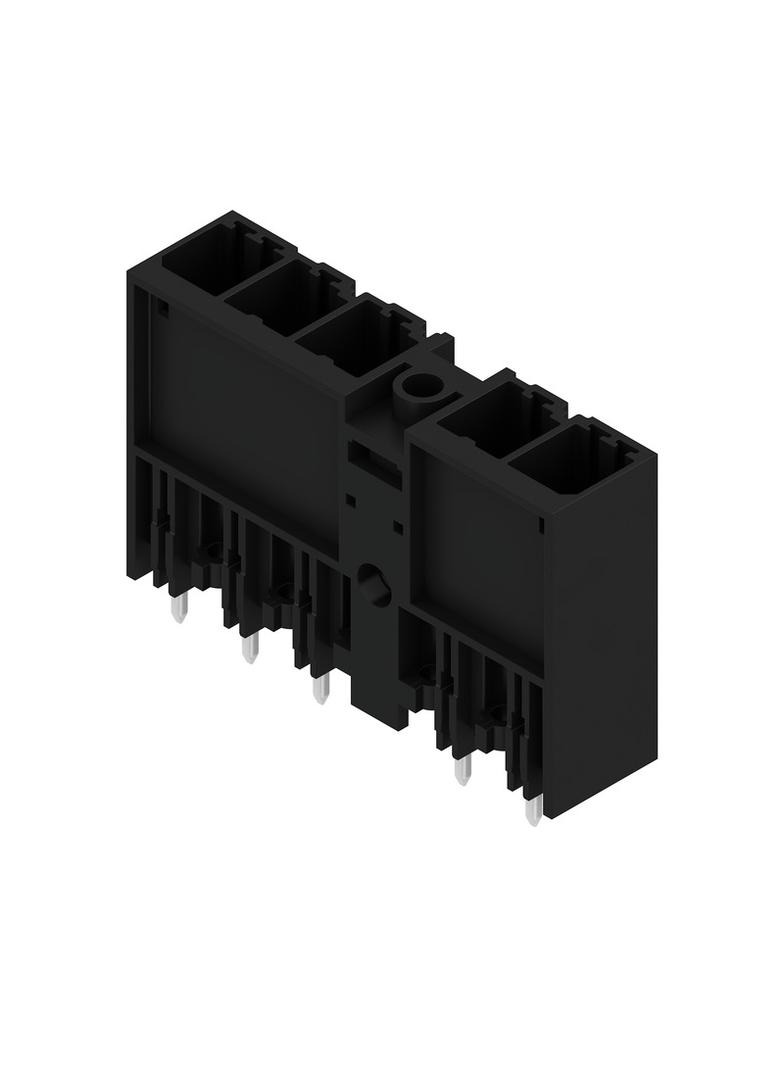 SV 7.62HP/05/180MF4 3.5SN BK BX Wtyki PCB (złącza płyty), 7.62 mm, Liczba biegunów: 5, kąt odejścia: 180° /36szt./ 1048600000 WEIDMÜLLER