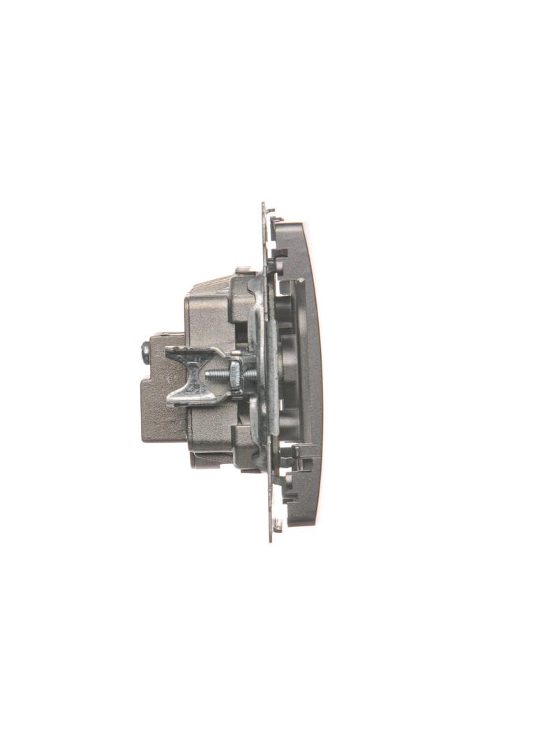 Simon Basic Gniazdo antenowe R-TV końcowe separowane 1x wejście: 5–862 MHz stal inox