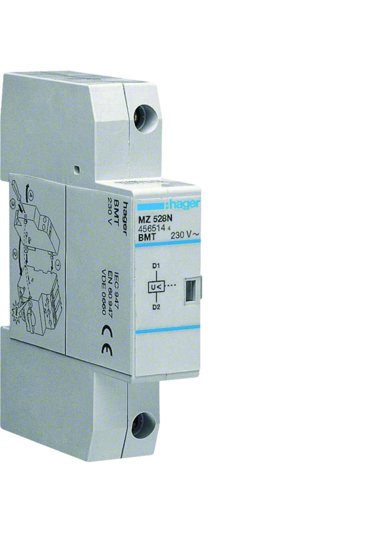 Wyzwalacz podnapieciowy 230V AC POLO MZ528N HAGER