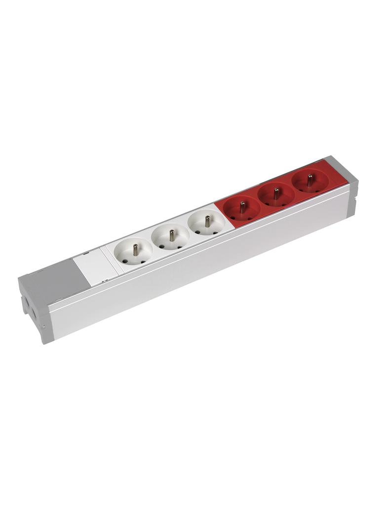Blok Zasilający 3x2P+Z + 3x2P+Z Z Blokadą. 073406 LEGRAND