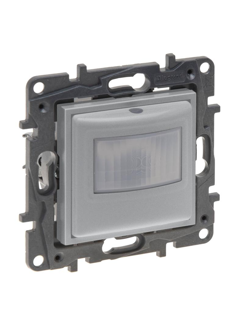 Niloe Step - łącznik automatyczny, 2 przewodowy, bez N- kolor aluminium, Legrand