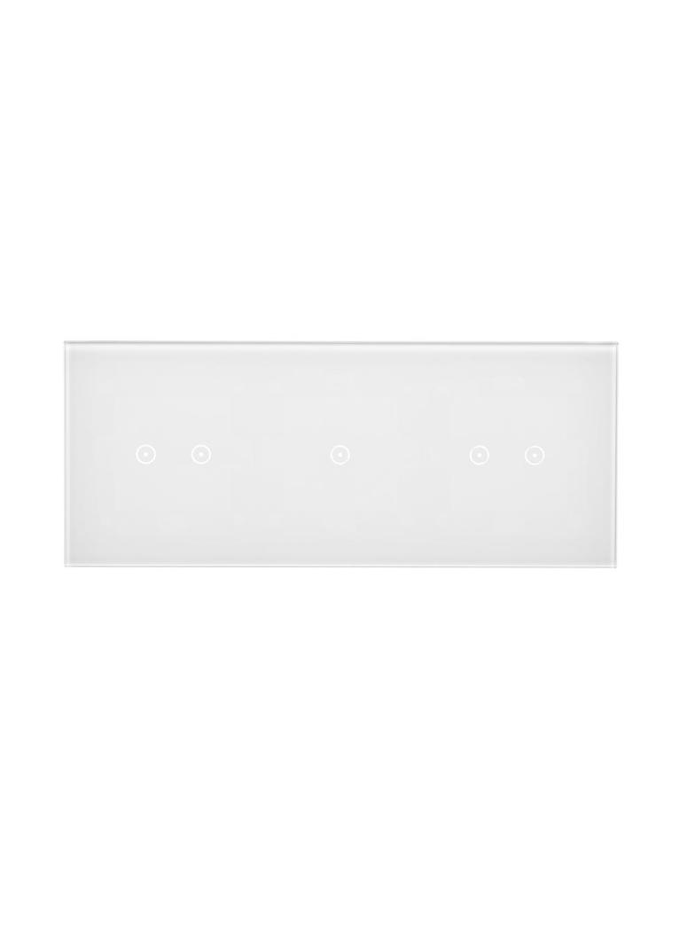 Simon 54 Touch Panel dotykowy S54 Touch 3 moduły 2 pola dotykowe poziome + 1 pole dotykowe + 2 pola dotykowe poziome biała perła DSTR3212/70 KONTAKT