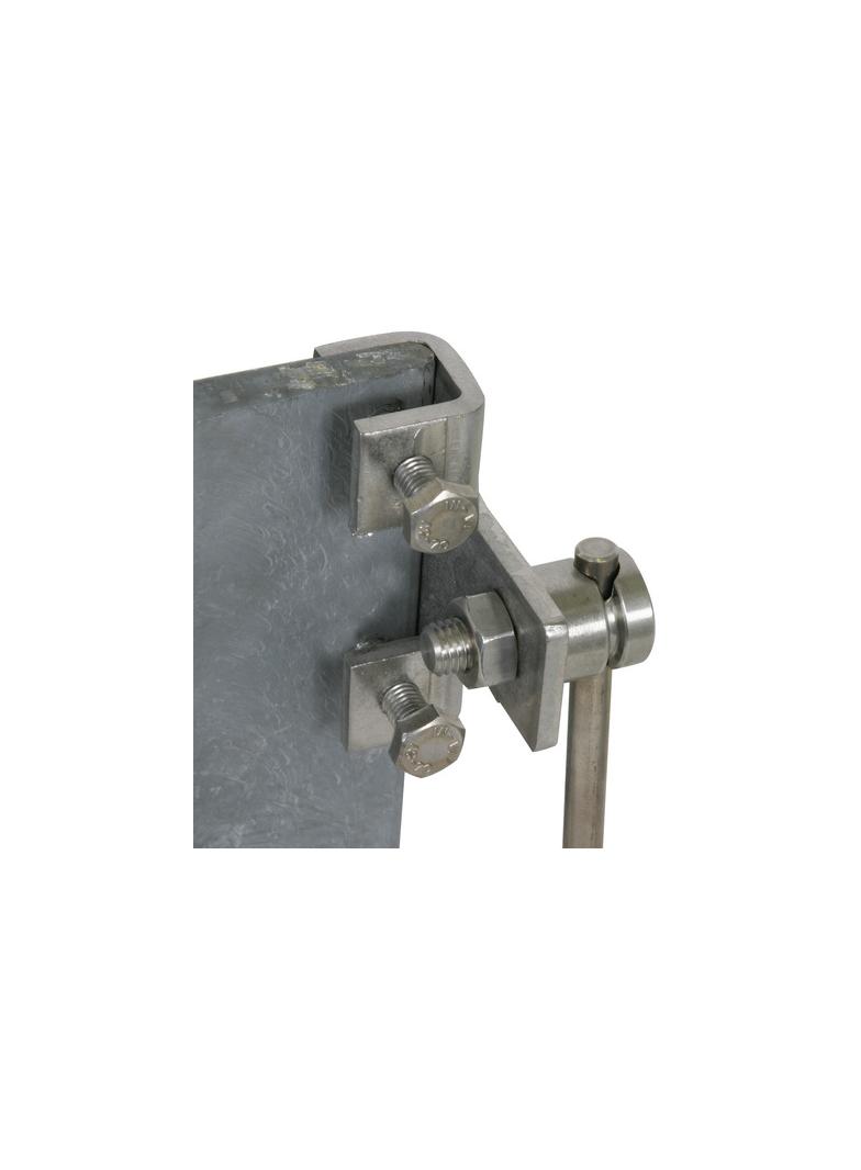 Zacisk krawędziowy 5-18 mm, do drutu 6-10 mm, stal nierdzewna NIRO