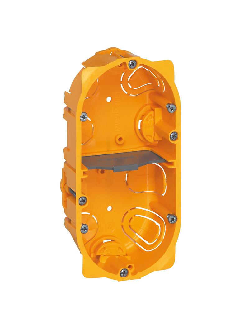 BATIBOX PUSZKA PODWÓJNA PRZELOTOWA DO KARTON-GIPSU 40 MM, Legrand