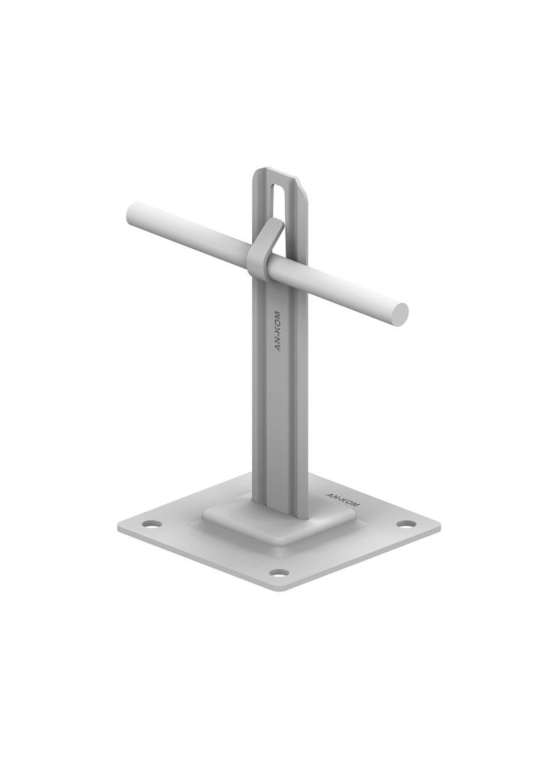 AN-11A/OG/-N Uchwyt na płytce stalowej H=12cm Z-zagięcie /OG/