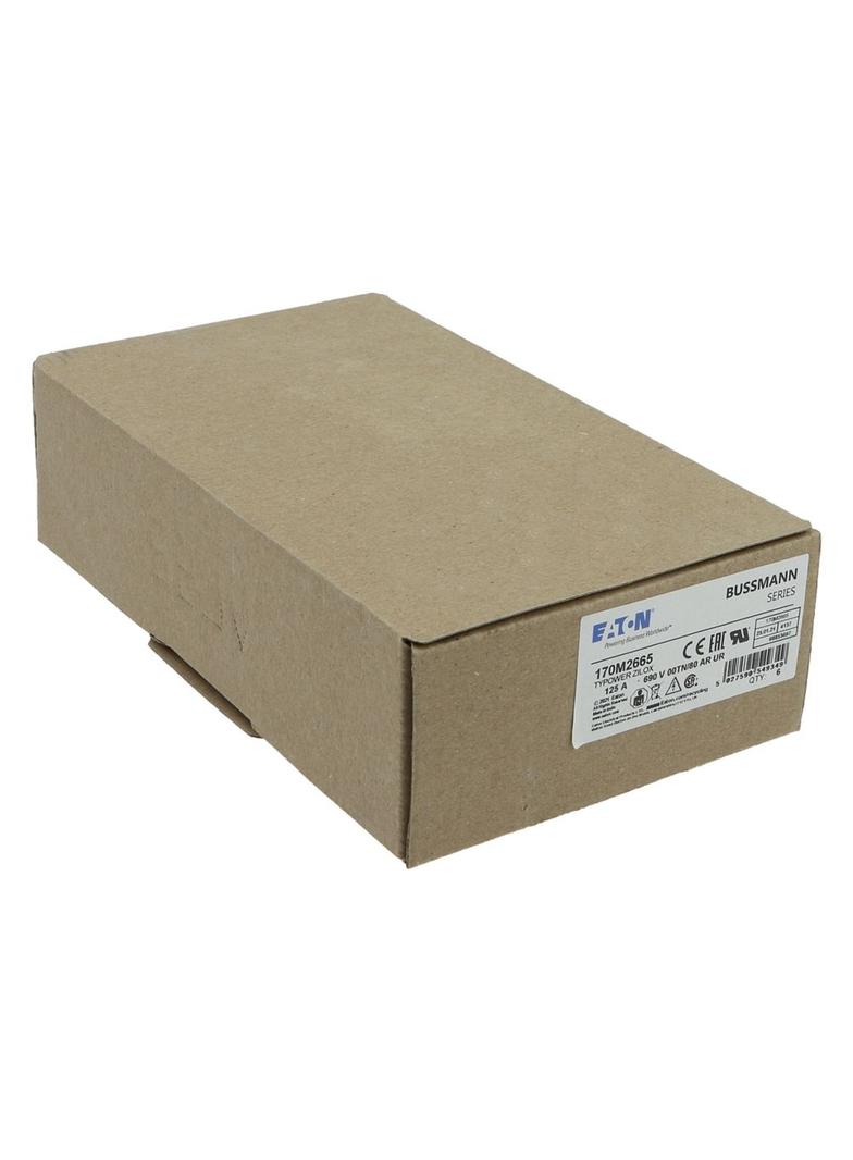 125A 690V aR 00TN/80 TYPE T IND. FUSE Wkładka szybka 125A AC 690V DIN 00 aR DIN IEC nieizol 170M2665