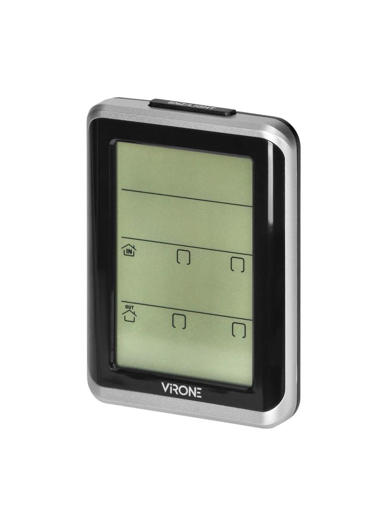 Bezprzewodowa stacja pogodowa z pomiarem temperatury i wilgotności zewnętrznej i wewnętrznej zegar W