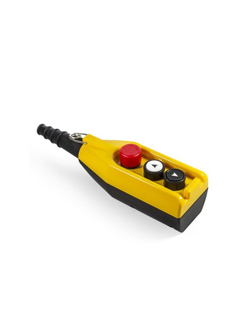 Kaseta sterownicza, 3 przyciski, w tym przycisk awaryjnego stopu 30 mm, jedna prędkość T0-PV3E30B2 PROMET