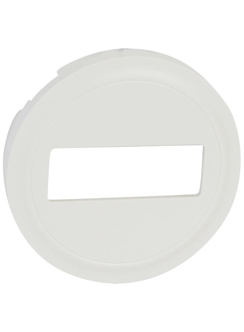 CELIANE - Plakietka do gniazd światłowodowych SC/APC biała, Legrand