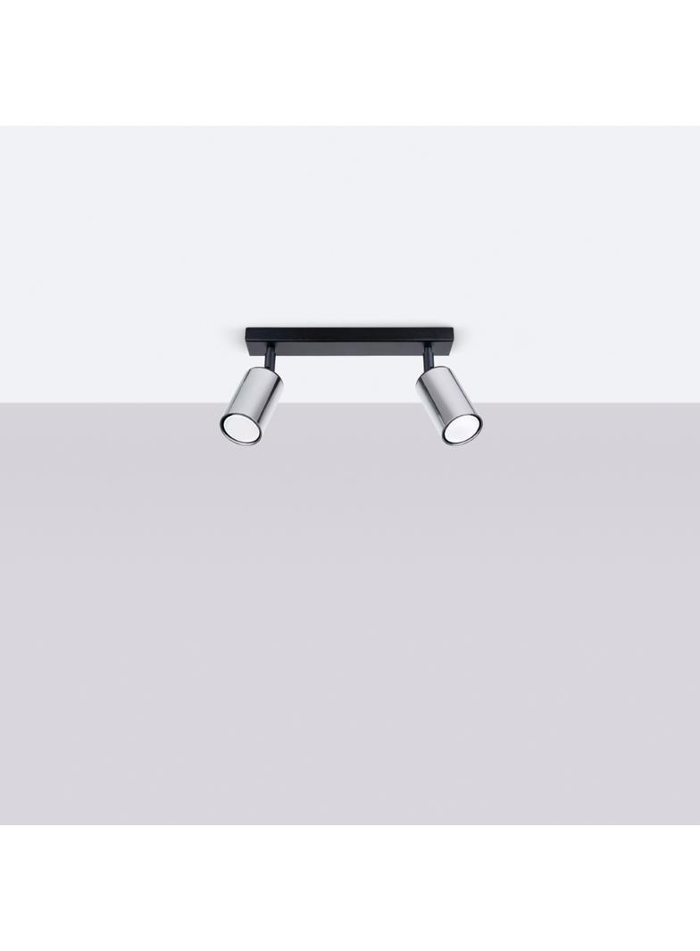 Plafon WINX 2 czarny/chrom