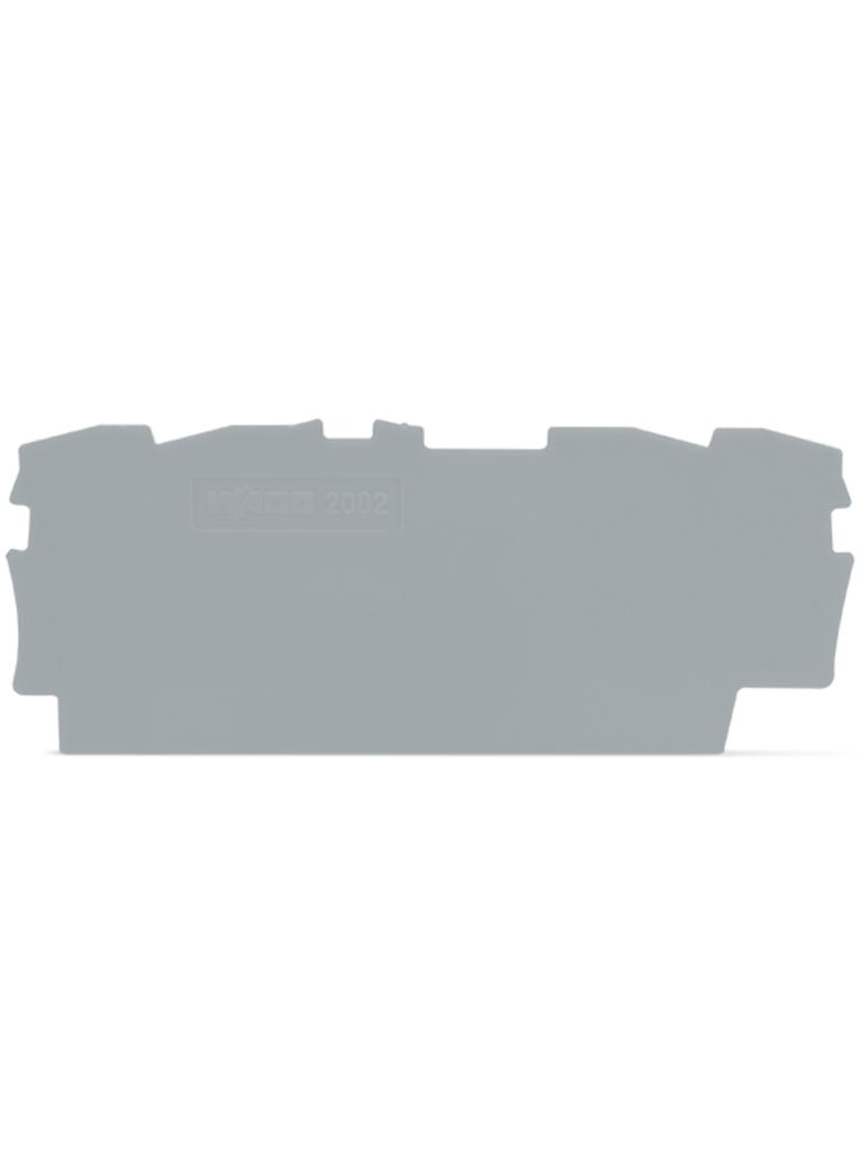 Ścianka końcowa szary TOPJOBS 2002‑1491 /25szt./ WAGO