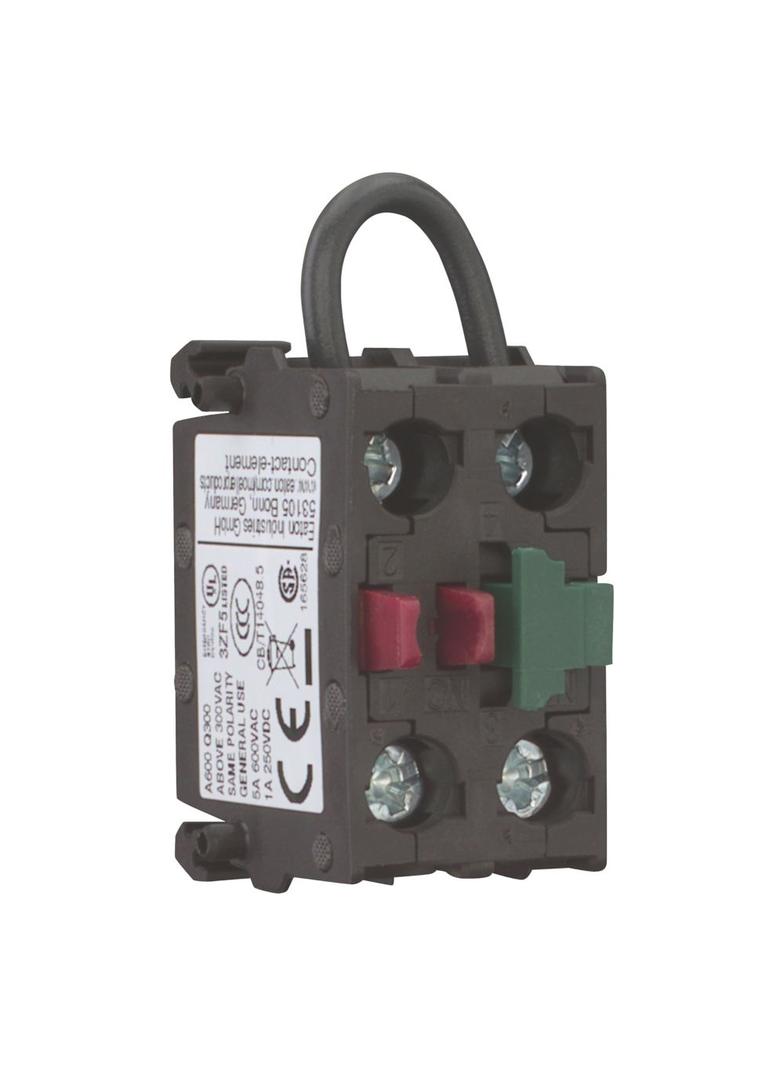 M22-KC01SMC10 Element stykowy z samokontrolą 1Z 1R mocowany do ścianki tylnej 121473 EATON