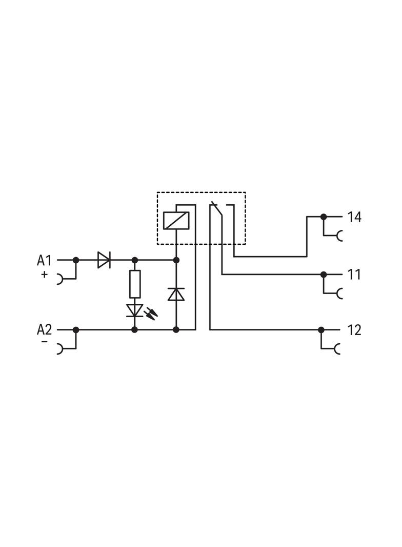 JUMPFLEX podstawka z przekaźnikiem 12V DC 1p