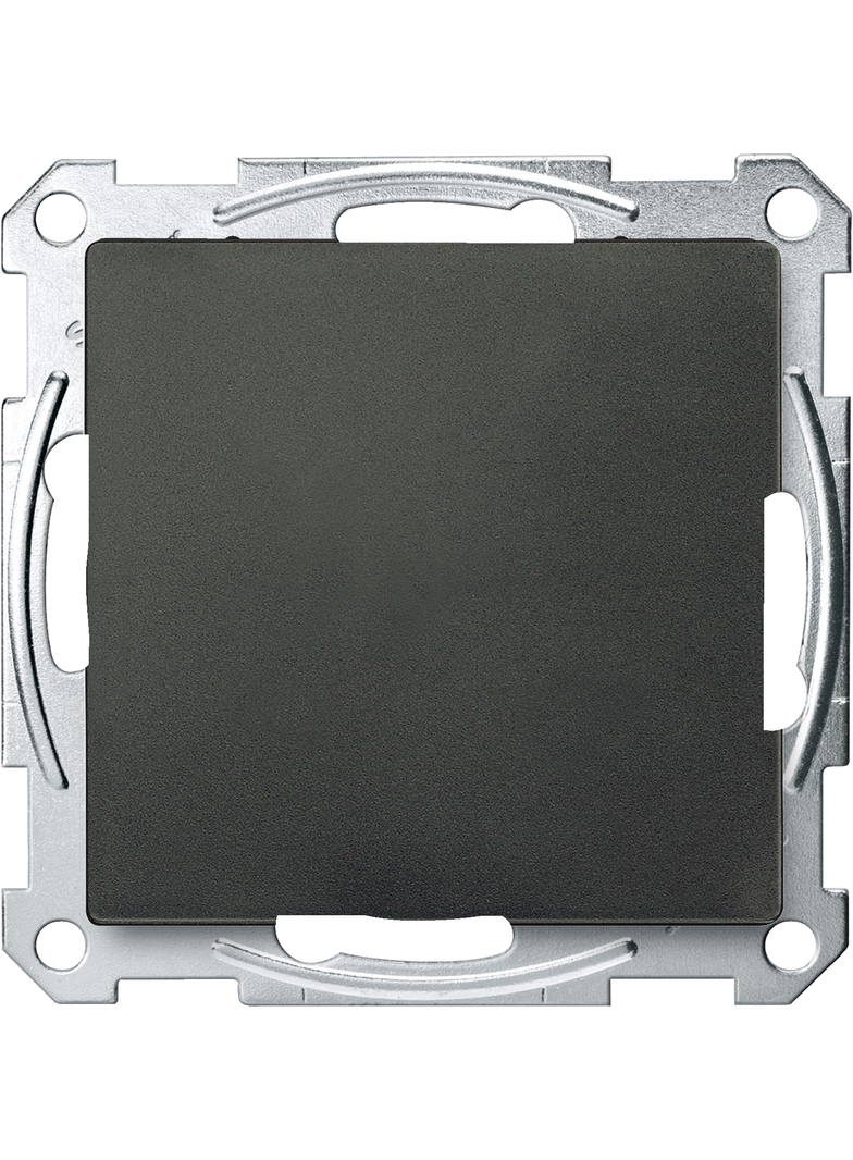 Przycisk KNX Pro T, System M, antracyt, funkcja 1-4 przycisków, z czujnikiem temperatury