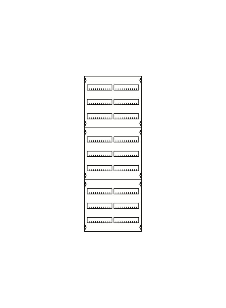 2V5A Pole rozdzielcze 2 kol.szer.
