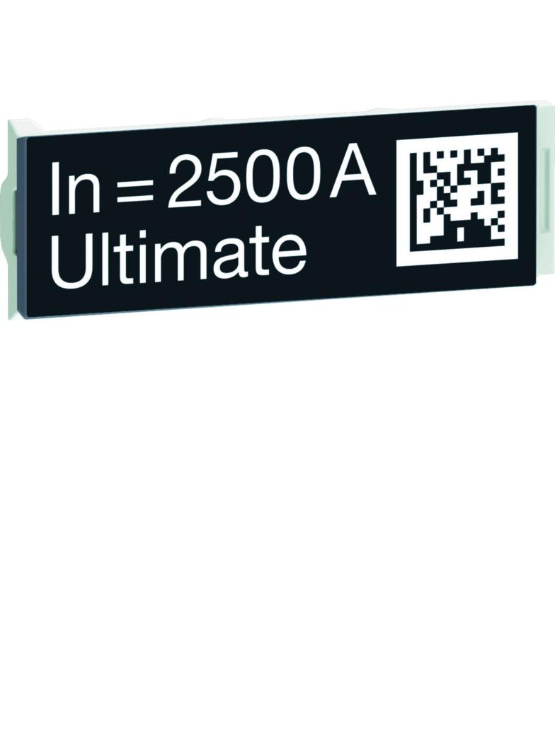 ACB HW2/4 Wtyczka z oznaczeniem znamionowym wyłącznika 2500A Ultimate