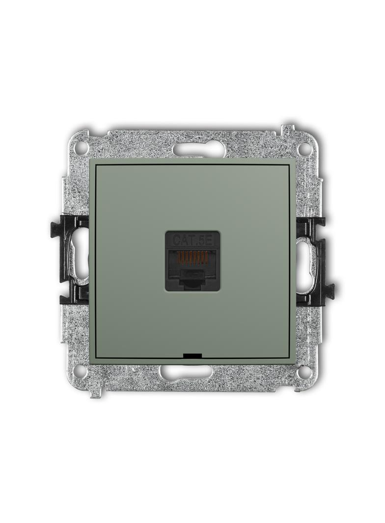 ICON Mechanizm gniazda komputerowego pojedynczego 1xRJ45, kat. 5e, 8-stykowy, bez pola opisowego sza