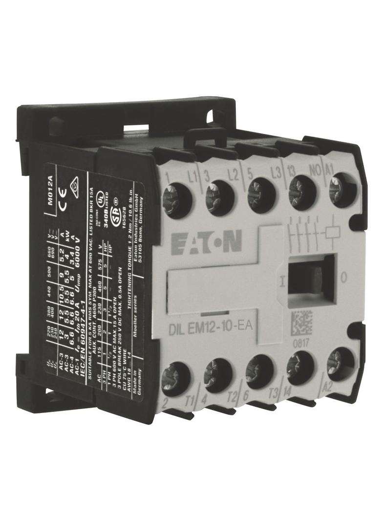 DILEM12-10-G-EA(24VDC) Stycznik mocy 5,5kW 12A 3P cewka 24V DC 1Z 0R 189988 EATON