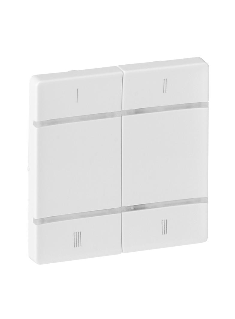 MH:PLAK ŁĄCZ SCEN RF Z/B BIAŁA, Legrand