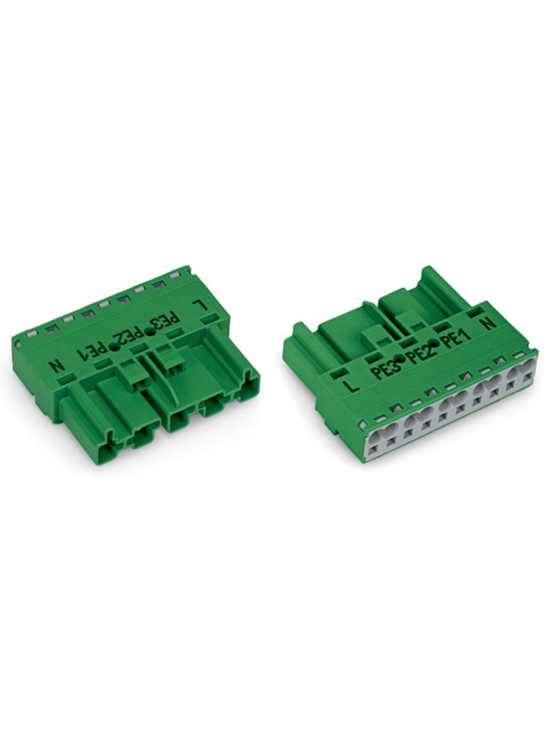 WINSTA wtyk 5-torowy zielony kodowanie Q