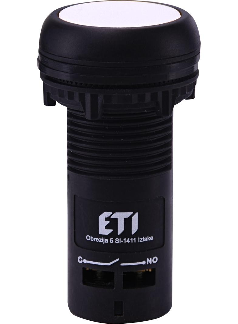 ECF-10-W - Przycisk kompaktowy z guzikiem krytym, 1NO, Biały