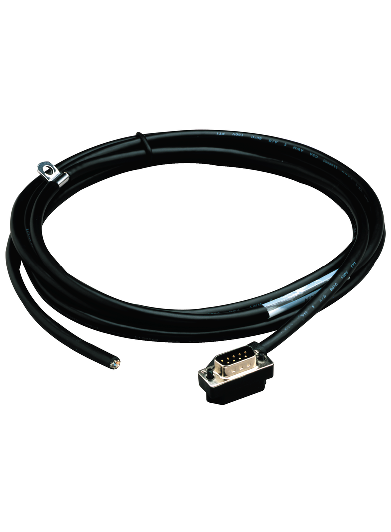 Modbus Plus kabel typu drop pomiędzy modułem podstawy Momentum I/O i złaczem T, 2.4 m