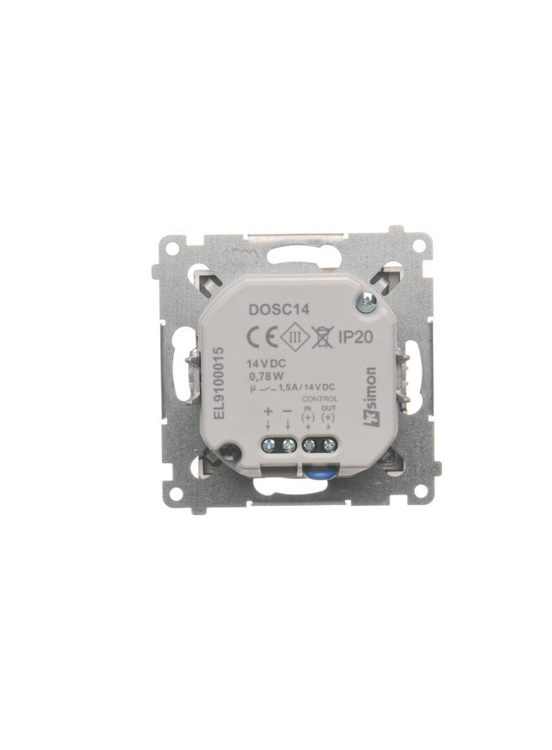 Simon 54 Oprawa oświetleniowa LED z czujnikiem ruchu 14 V DC 0.78 W białe ciepłe 3100 K brąz mat !Wymagany zasilacz 14V DOSC14.01/46 KONTAKT