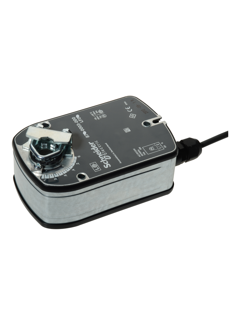 LF, siłownik przepustnicy, sprężyna powrotna, 4 Nm, sterowanie on/off, zasilanie 230 VAC