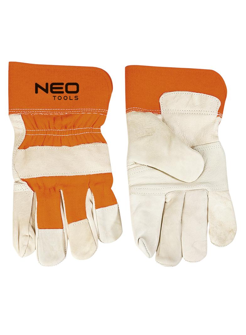 Rękawice robocze, skóra bydlęca licowa, 10,5"