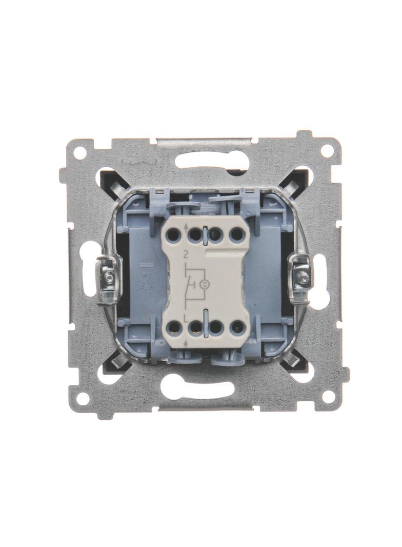 Simon 54 Przycisk „światło” z podświetleniem LED 10A 250V szybkozłączka antracyt DS1L.01/48 KONTAKT