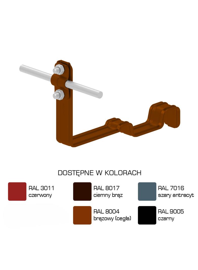 AN-26L/LA/-N Uchwyt dach.prof.pros.Z-śr. WZÓR 34 H=10cm /LA/