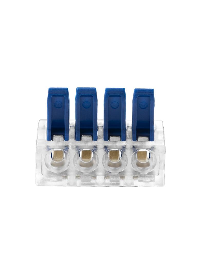 Złączka instalacyjna zaciskowa 4-przewodowa; na dowolny przewód 0,2-4mm2; IEC 450V/32A; 10 szt. OR-S