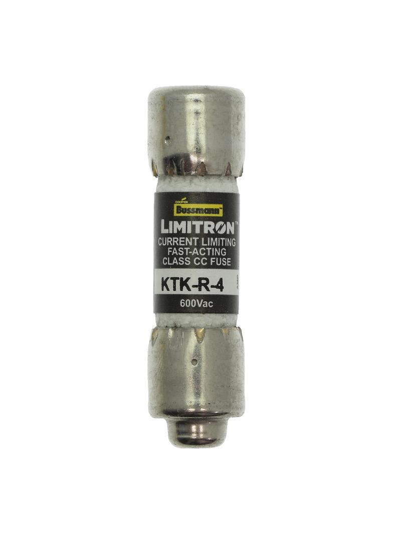 CLASS CC FAST ACTING FUSE CLASS CC 4A 600VAC Limitron Klasa CC KTK-R-4 EATON