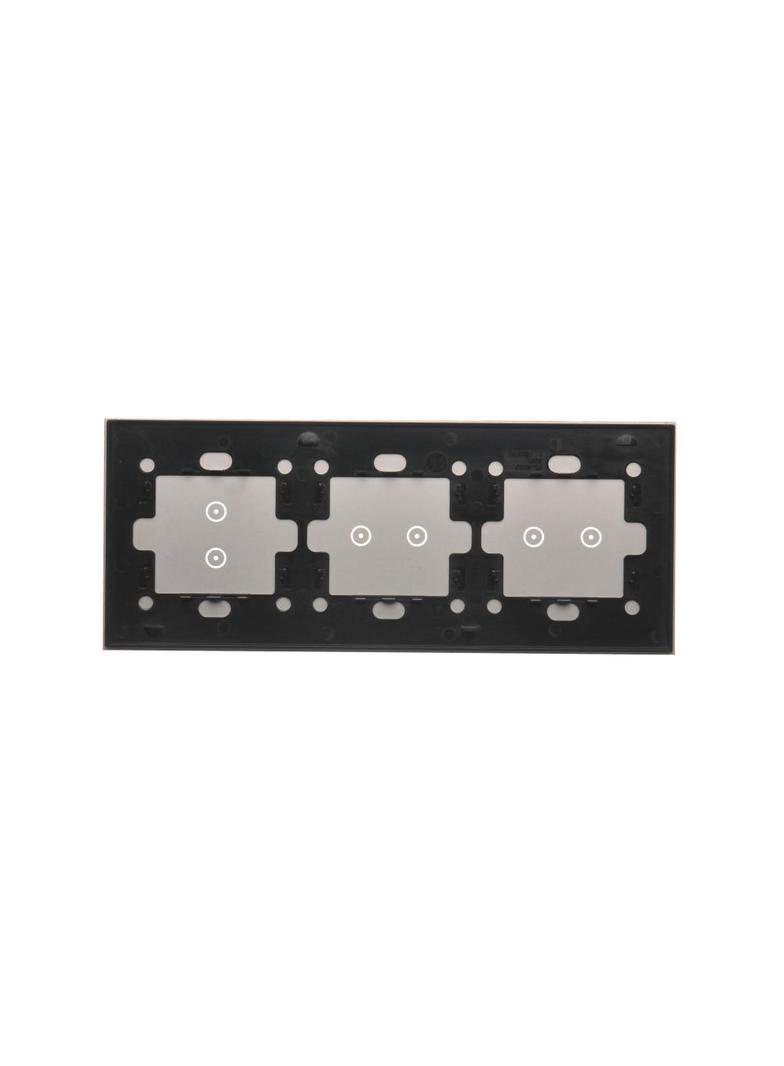 Simon 54 Touch Panel dotykowy S54 Touch 3 moduły 2 pola dotykowe poziome + 2 pole dotykowe poziome + 2 pola dotykowe pionowe srebrna mgła DSTR3223/71 KONTAKT