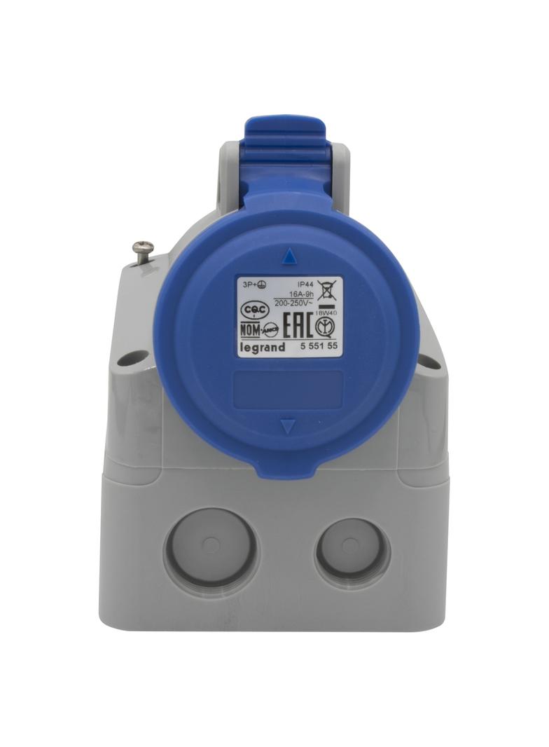 P17 TEMPRA PRO GNIAZDO STAŁE 16A 3P+Z 230V IP44, Legrand
