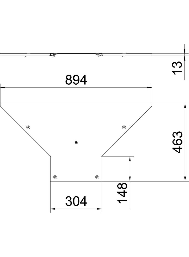 LAAD 300 R3 FT Pokrywa trójnika dostawnego