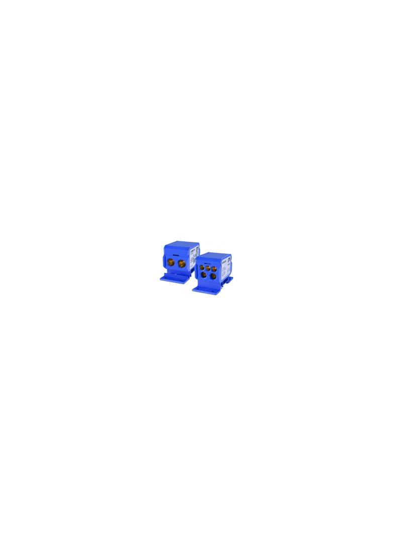 Blok rozdzielczy 160A (2x4-50mm2/2x4-35mm2+3x2,5-25mm2) niebieski EDBM-2/N 001102412 ETI