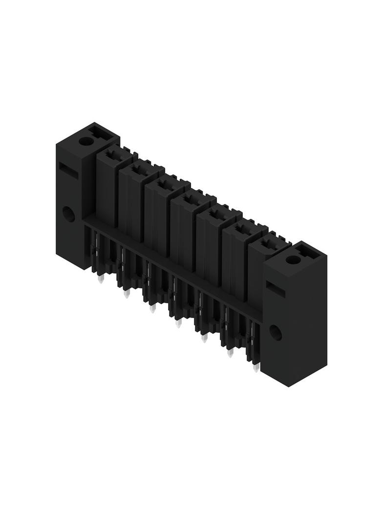 BVL 7.62HP/07/180SFI 3.5SN BK BX Wtyki PCB (złącza płyty), 7.62 mm, Liczba biegunów: 7, kąt odejścia: 180° /50szt./ 1928910000 WEIDMÜLLER
