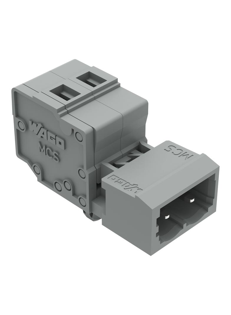 MCS-MIDI Classic wtyk 2-bieg. szary raster 5 mm /100szt./ WAGO